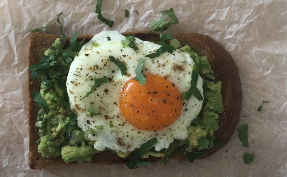 Avocado Toast with Sunny Side Up