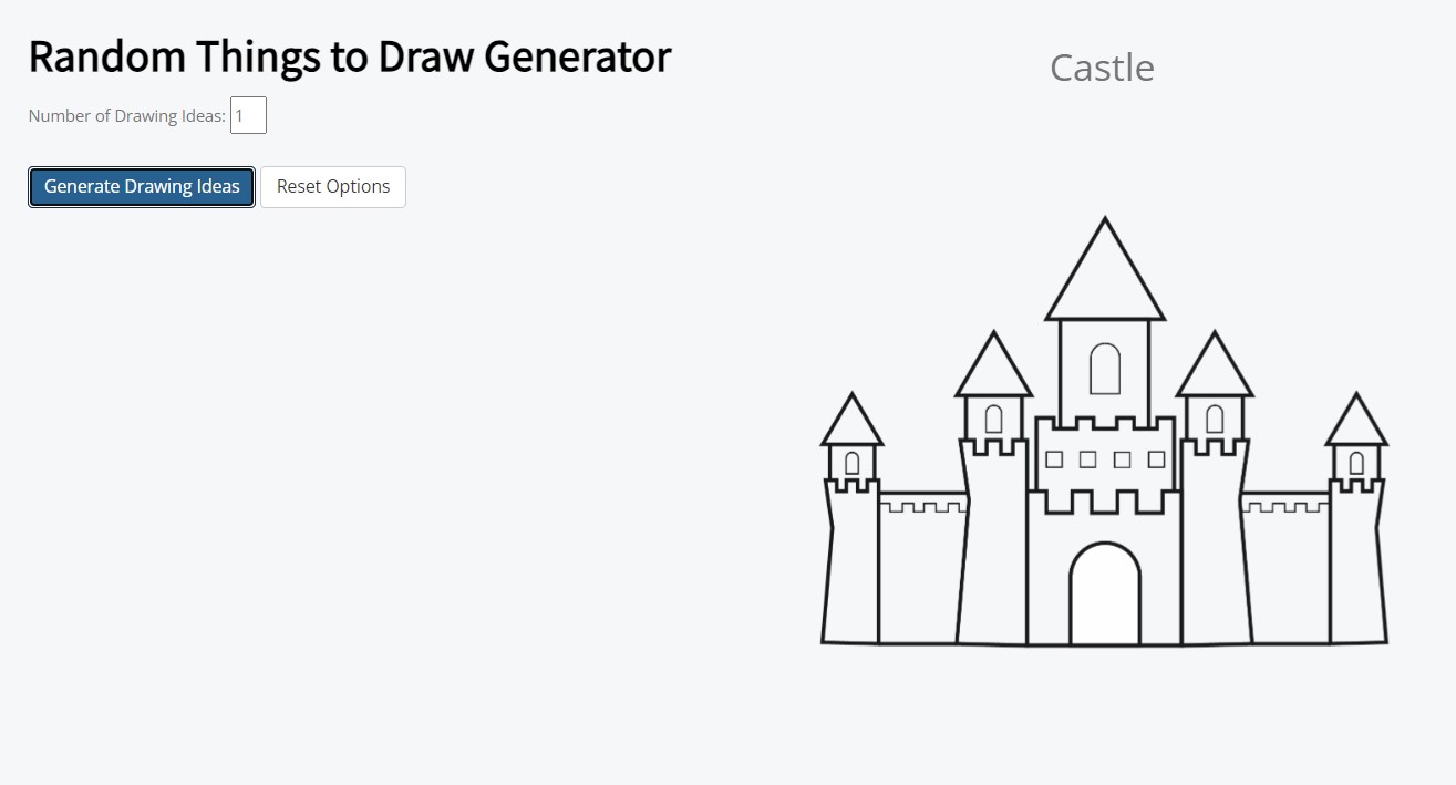 Drawing of a Castle