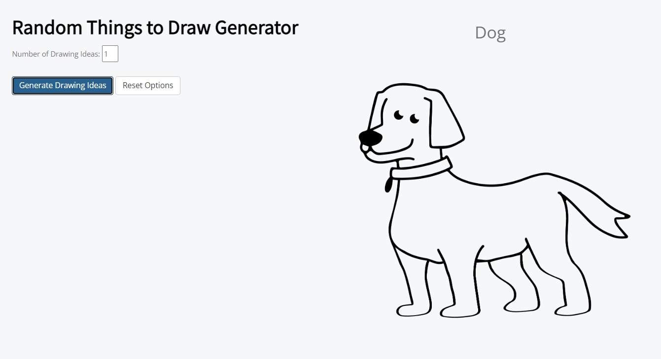 Drawing of a Dog