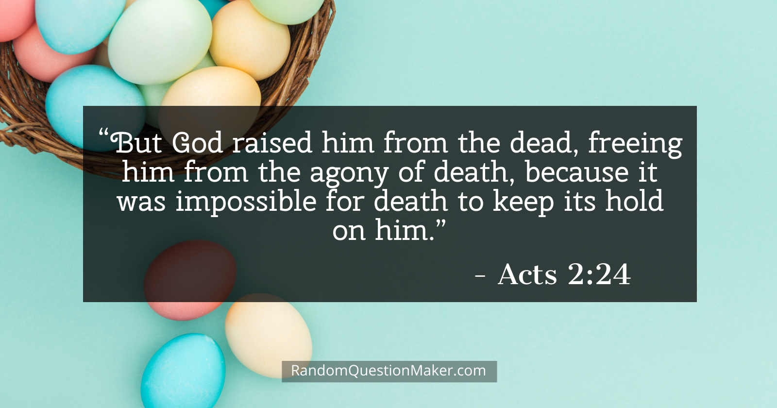 easter bible verses acts-2-24