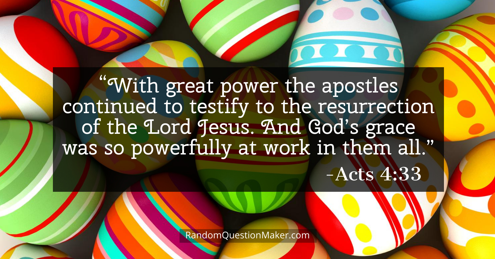 easter bible verses acts-4-33