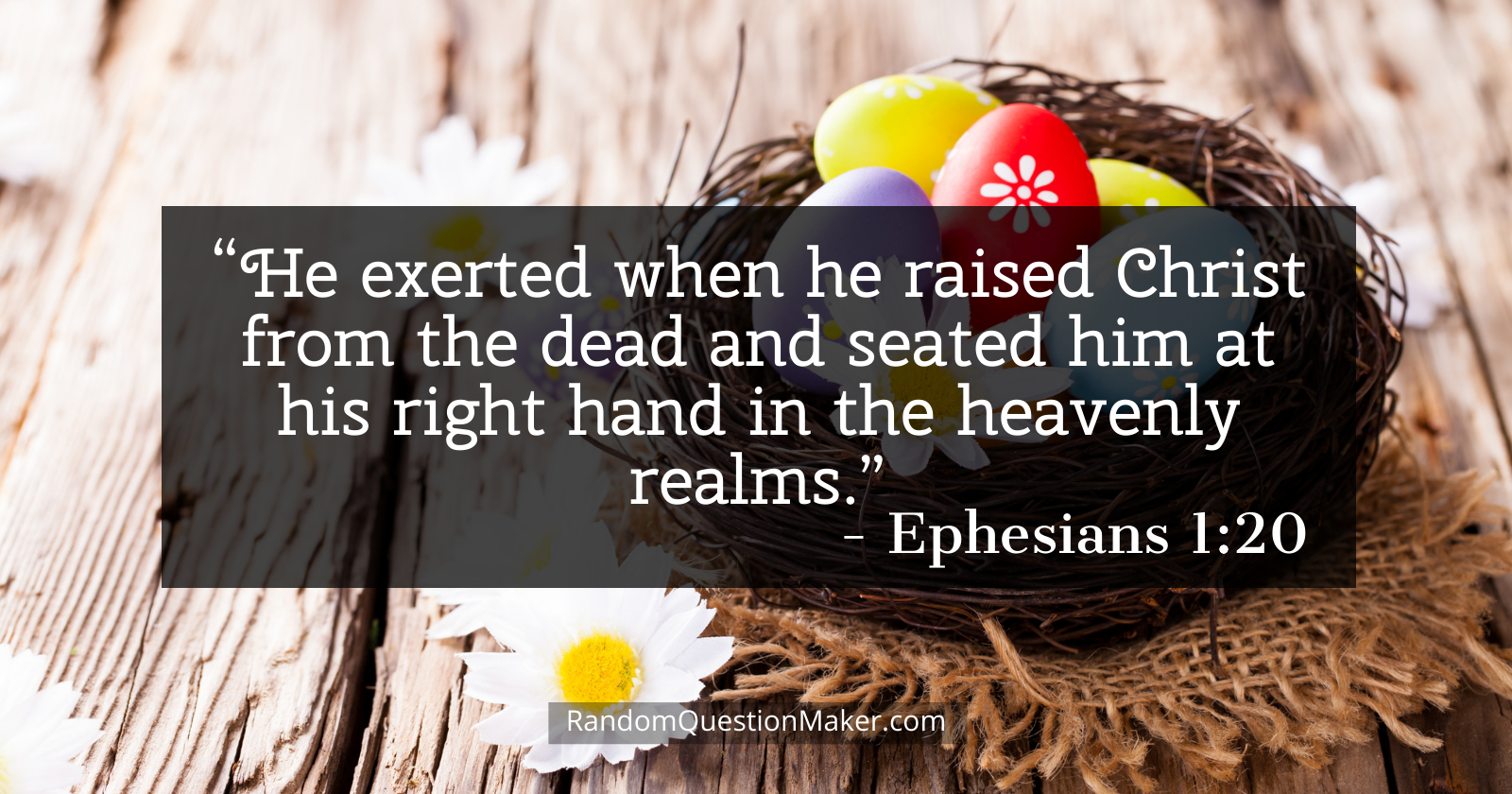 easter bible verses ephesians-1-20