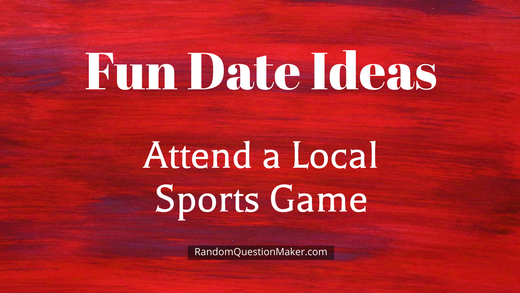Attend a Local Sports Game