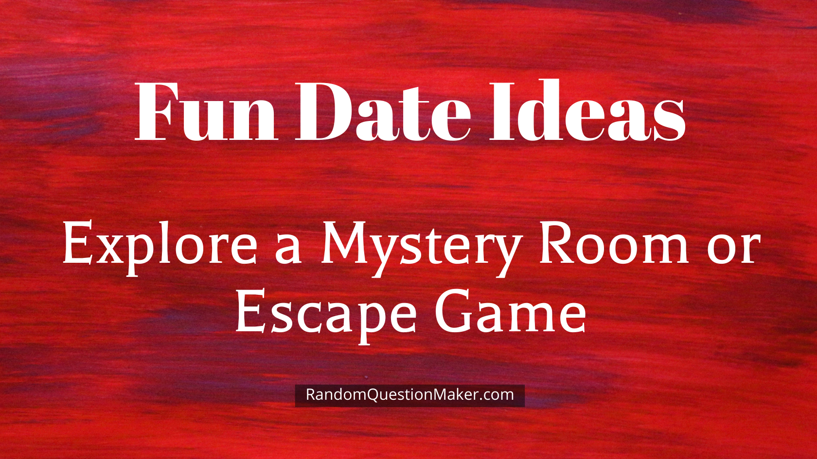 Explore a Mystery Room or Escape Game
