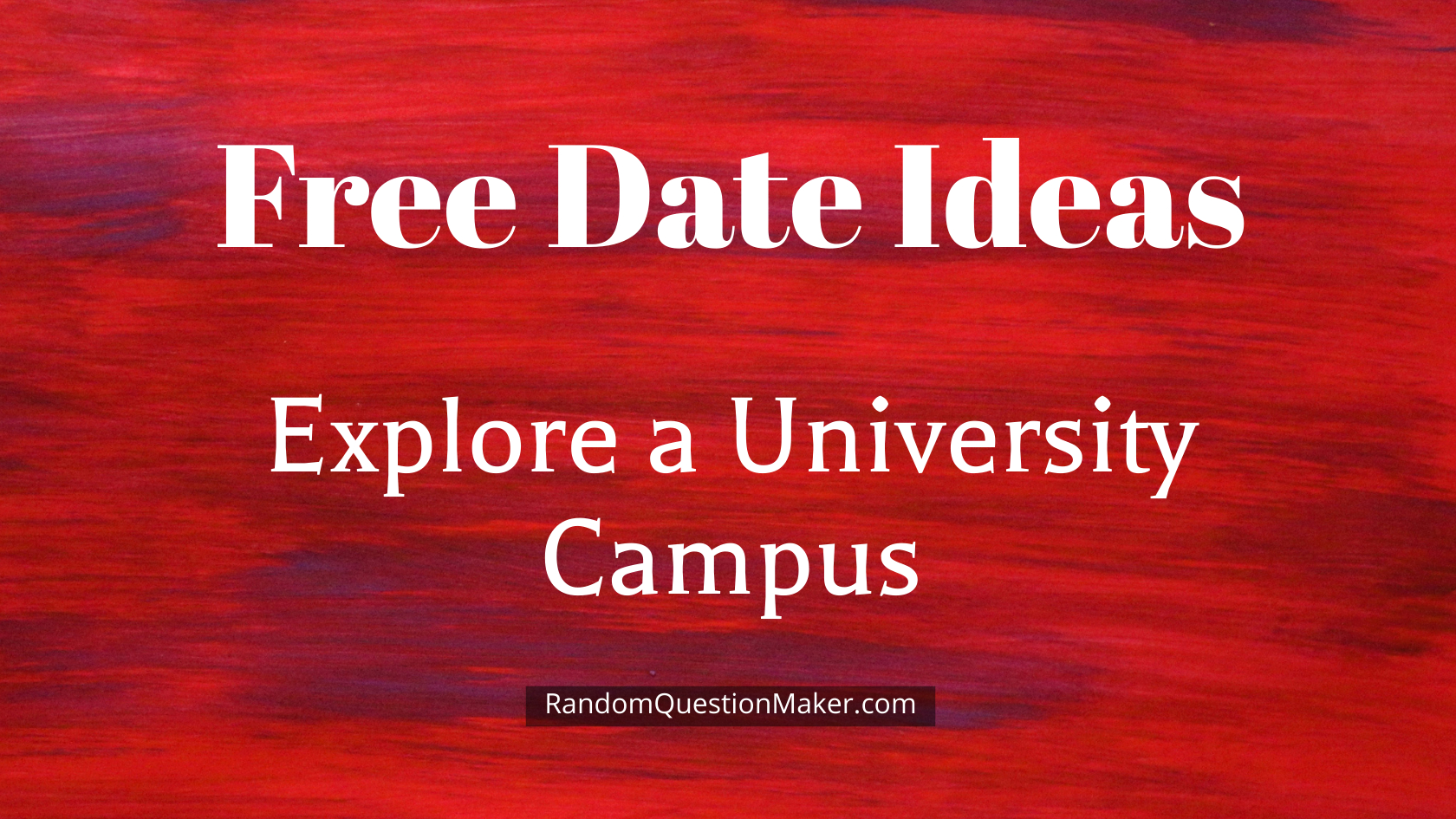 Explore a University Campus