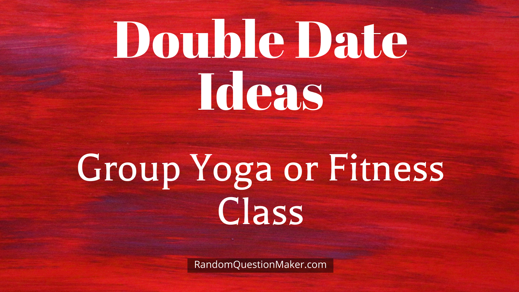 Group Yoga or Fitness Class