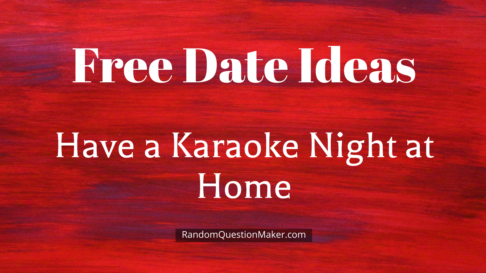 Have a Karaoke Night at Home