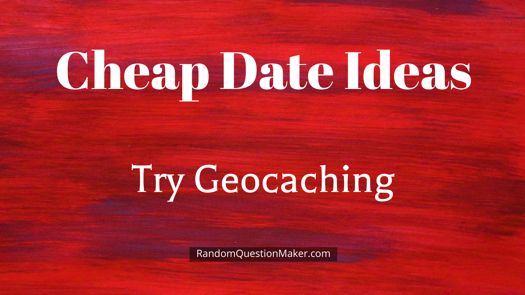 Try Geocaching
