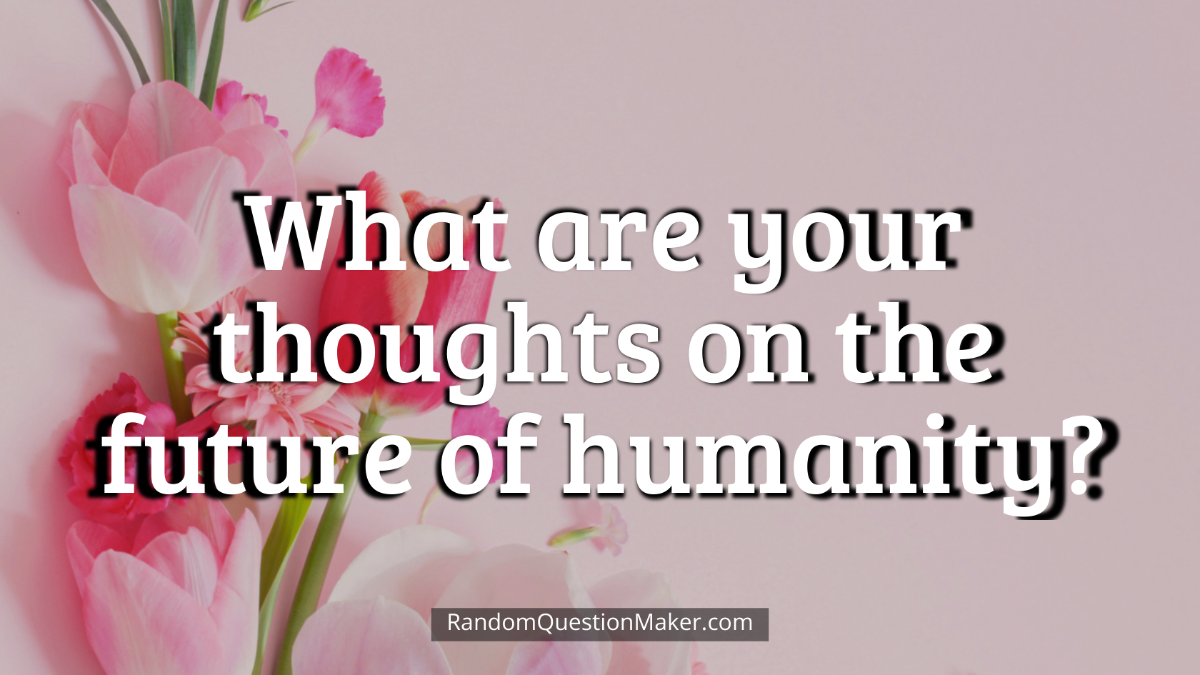 What are your thoughts on the future of humanity