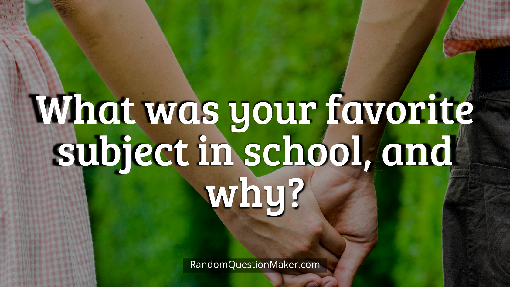 What was your favorite subject in school, and why